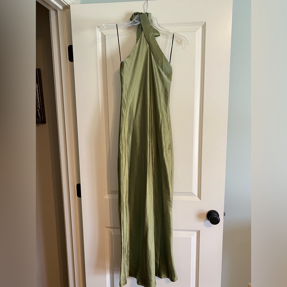 Olive maxi dress